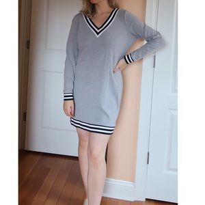 New York and Company Grey Knit Dress